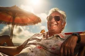 download (6) Idoso tomando sol com sorriso no rosto