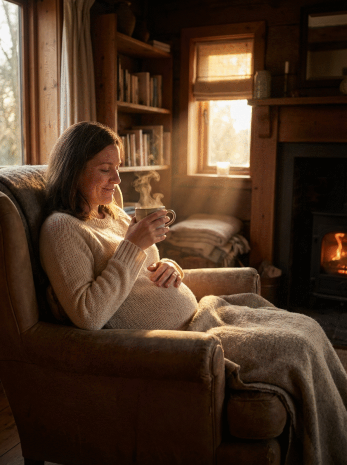 mulher_bebida_quente alimentação para TPM intensa com foco em bem-estar