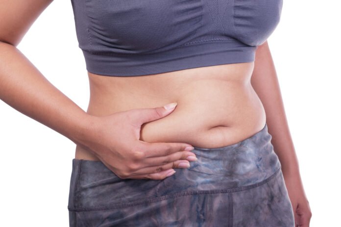 fat women Pessoa com barriga inchada após consumo de adoçante