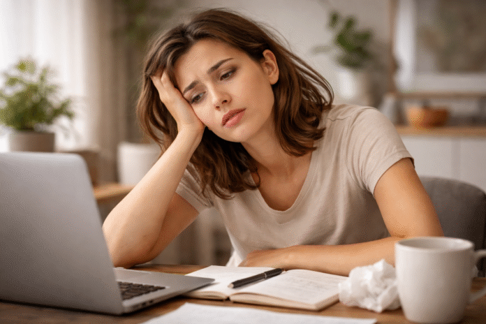 ChatGPT Image 19 de mar. de 2026, 15_37_19 pessoa com expressão de cansaço e falta de energia no dia a dia