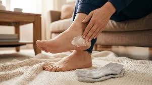 images (1) pessoa segurando o calcanhar ao dar os primeiros passos pela manhã