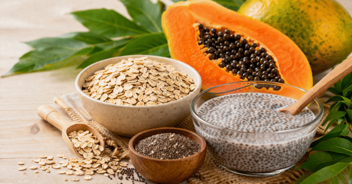 7 de abr. de 2026, 16_53_22 alimentos ricos em fibras como mamão, aveia e chia