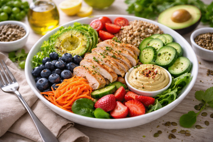 ChatGPT Image 13 de abr. de 2026, 14_47_20 prato saudável com alimentos naturais e coloridos