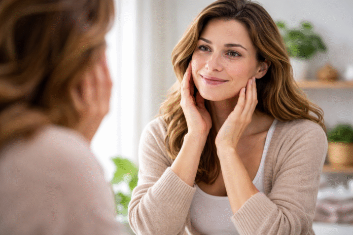 ChatGPT Image 15 de abr. de 2026, 11_42_54 pessoa olhando o próprio reflexo com expressão de aceitação