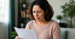 ChatGPT Image 17 de abr. de 2026, 08_49_48 pessoa analisando exame de colesterol