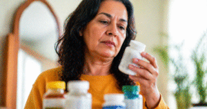 ChatGPT Image 17 de abr. de 2026, 14_36_03 pessoa segurando comprimidos com expressão de atenção