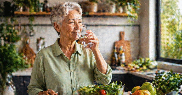 ChatGPT Image 21 de abr. de 2026, 14_09_29 idoso sorrindo em momento de cuidado com a saúde