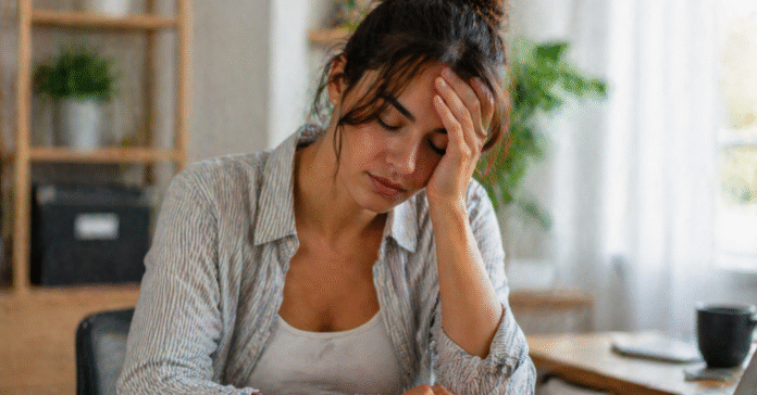 ChatGPT Image 21 de abr. de 2026, 17_06_49 pessoa com expressão de cansaço em ambiente doméstico