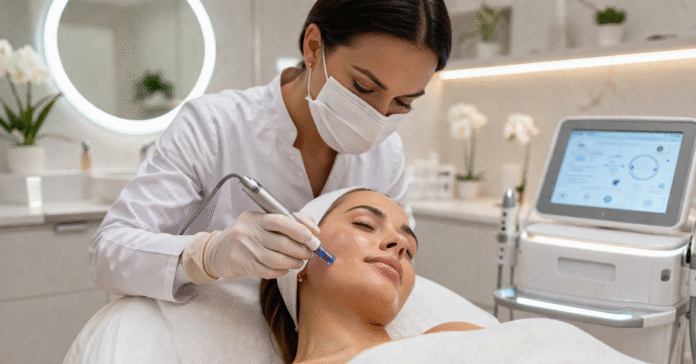 ChatGPT Image 7 de abr. de 2026, 16_56_08 procedimento estético regenerativo em clínica moderna