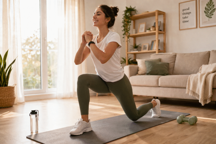 ChatGPT Image 9 de abr. de 2026, 11_00_33 pessoa fazendo exercícios simples em casa pela manhã