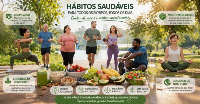 ChatGPT Image 9 de abr. de 2026, 14_26_32 pessoas com diferentes biotipos praticando hábitos saudáveis